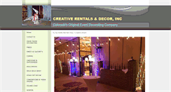 Desktop Screenshot of creativerentals.com